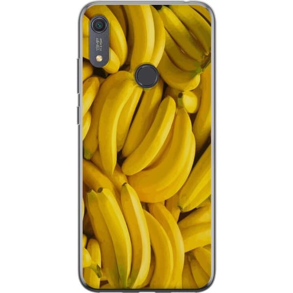 Huawei Y6s (2019) Gennemsigtig cover Banan mønster