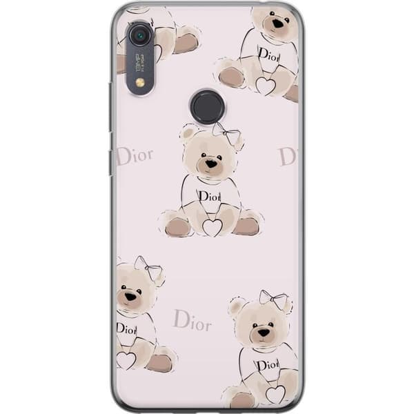 Huawei Y6s (2019) Läpinäkyvä kuori Teddy Dior Vibes - ylellinen nalle muotityyliin
