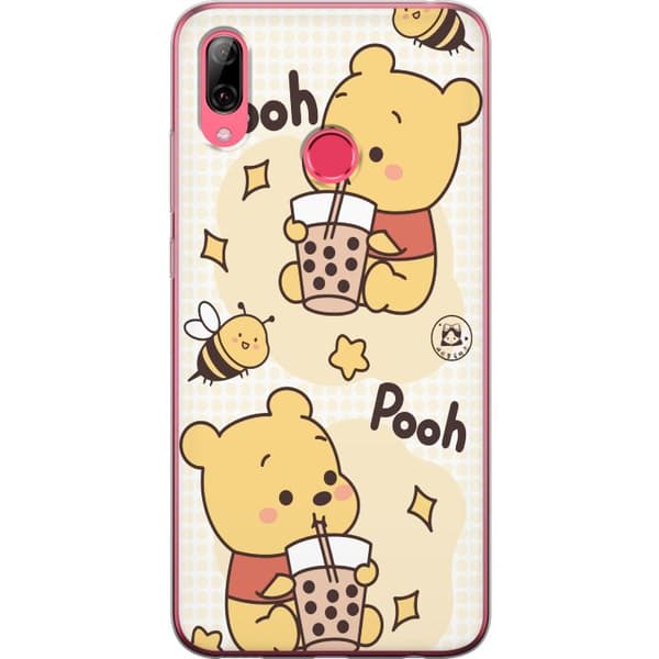 Huawei Y7 (2019) Gjennomsiktig deksel Nalle Pooh stil - klassisk bjørnemotiv i en ny tolkning