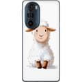 Pikkukuva 1 / 3: Motorola Edge 30 Pro Läpinäkyvä kuori Suloinen Lammas - lasten ja vauvan tuotteita sarjakuvatyyliin