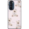 Pikkukuva 1 / 3: Motorola Edge 30 Pro Läpinäkyvä kuori Teddy Dior Vibes - ylellinen nalle muotityyliin