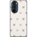 Pikkukuva 1 / 3: Motorola Edge 30 Pro Läpinäkyvä kuori Teddy-tausta - söpöt teddykarhut pehmeällä taustalla