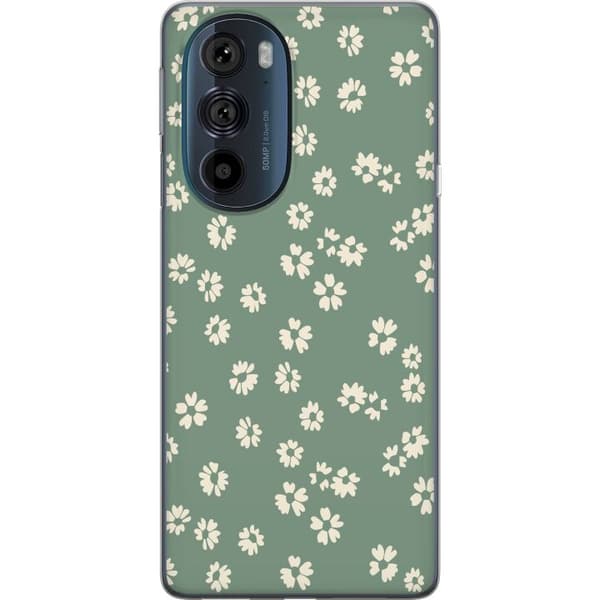 Motorola Edge 30 Pro Läpinäkyvä kuori Kukkaisunelma - Värikäs Kukkakuvio