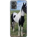 Miniatyrbillede 1 af 3: Motorola Moto E22i Gennemsigtig cover Hestemagi - stiliseret hest i en rolig farveskala