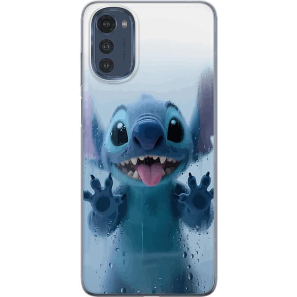 Motorola Moto E32s Gennemsigtig cover Stitch ved et vindue i sød stil