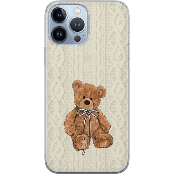 Apple iPhone 13 Pro Max Gennemsigtig cover Lille Teddy – klassisk teddy i enkel design