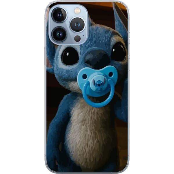 Apple iPhone 13 Pro Max Gennemsigtig cover Stitch & Napp - babytema med sød karakter