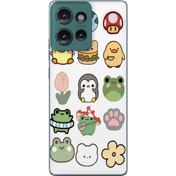 Motorola Edge 50 Läpinäkyvä kuori Kawaii Friends