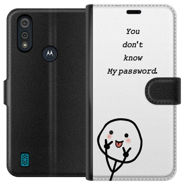 Motorola Moto E6i Tegnebogsetui Du Kender Ikke Mit Adgangskode