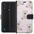 Miniatyrbild 1 av 3: Motorola Moto E6i Plånboksfodral Teddy Dior Vibes – lyxig nalle i fashionstil