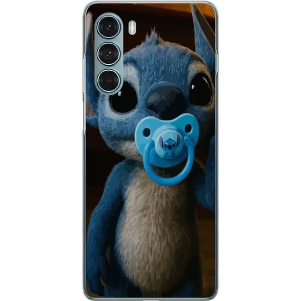 Motorola Moto G200 5G Genomskinligt Skal Stitch & Napp – babytema med söt karaktär