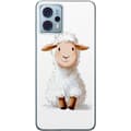 Miniatyrbild 1 av 3: Motorola Moto G23 Genomskinligt Skal Sött Lamm – tecknad stil för barn & babyprodukter