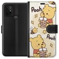 Miniatyrbillede 1 af 3: Motorola Moto G30 Tegnebogsetui Nalle Pooh-stil - klassisk bjørnemotiv i en ny fortolkning