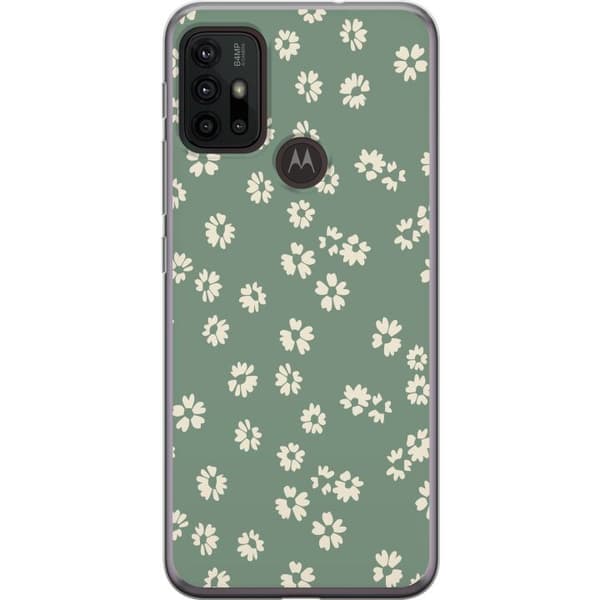 Motorola Moto G30 Läpinäkyvä kuori Kukkaisunelma - Värikäs Kukkakuvio