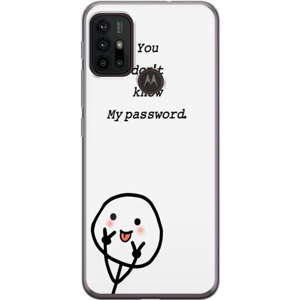 Motorola Moto G30 Läpinäkyvä kuori Et Tunne Salasanaani