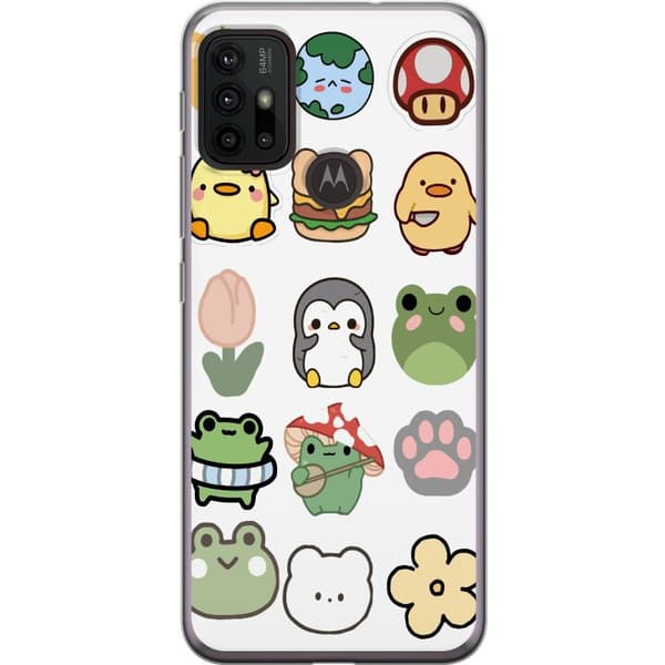 Motorola Moto G30 Gennemsigtig cover Kawaii Friends