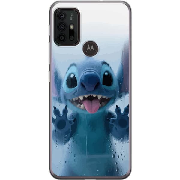 Motorola Moto G30 Gennemsigtig cover Stitch ved et vindue i sød stil