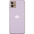 Pikkukuva 1 / 3: Motorola Moto G32 Läpinäkyvä kuori Lila Pilvi - minimalistinen pilvi lila taustalla