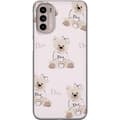 Pikkukuva 1 / 3: Motorola Moto G41 Läpinäkyvä kuori Teddy Dior Vibes - ylellinen nalle muotityyliin