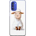 Pikkukuva 1 / 3: Motorola Moto G51 5G Läpinäkyvä kuori Suloinen Lammas - lasten ja vauvan tuotteita sarjakuvatyyliin