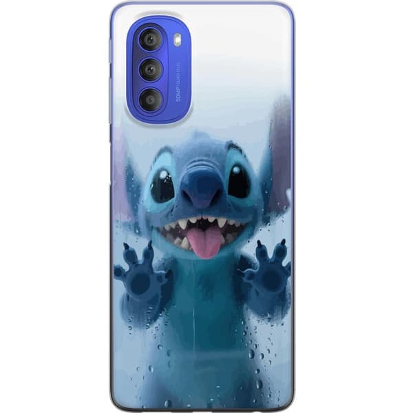 Motorola Moto G51 5G Gennemsigtig cover Stitch ved et vindue i sød stil