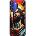 Pikkukuva 1 / 3: Motorola Moto G51 5G Läpinäkyvä kuori Jeesus ja Kortti - uskonnollinen motiivi syvällä symboliikalla