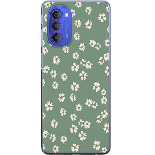 Motorola Moto G51 5G Läpinäkyvä kuori Kukkaisunelma - Värikäs Kukkakuvio