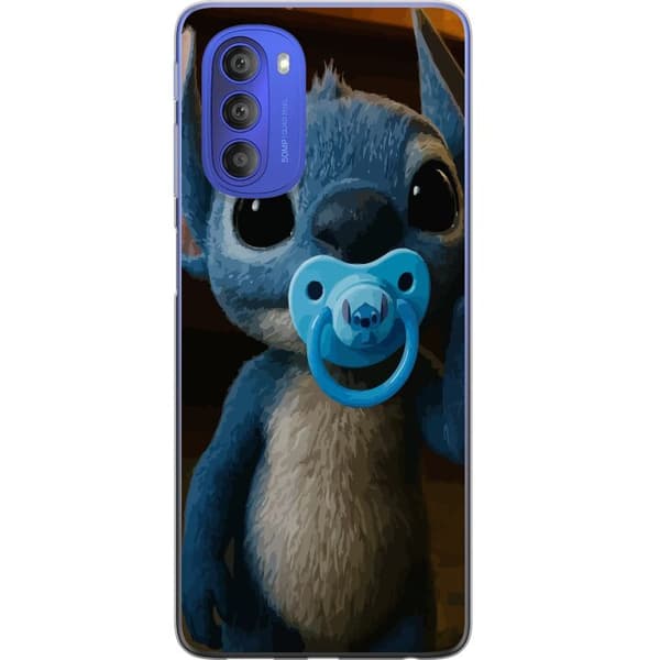 Motorola Moto G51 5G Läpinäkyvä kuori Stitch & Napp - vauvateema söpöllä hahmolla