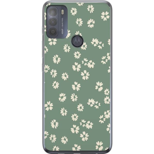 Motorola Moto G50 Genomskinligt Skal Blomsterdröm – färgglatt blommönster