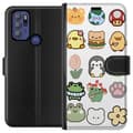 Miniatyrbild 1 av 3: Motorola Moto G60S Plånboksfodral Kawaii Friends – söta figurer i japansk stil