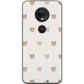 Miniatyrbillede 1 af 3: Motorola Moto G7 Gennemsigtig cover Teddybaggrund - søde teddybjørne mod en blød baggrund