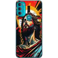 Miniatyrbild 1 av 3: Motorola Moto G71 5G Genomskinligt Skal Jesus & Kort – religiöst motiv med djup symbolik
