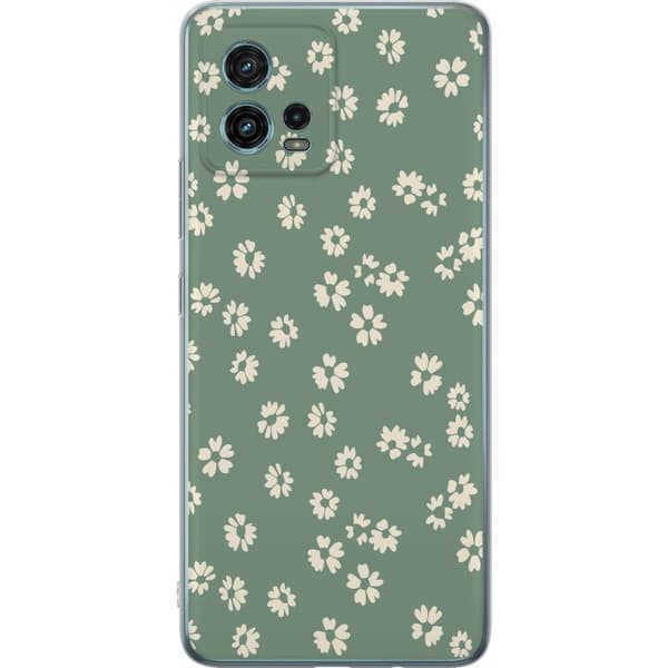 Motorola Moto G72 Gjennomsiktig deksel Blomsterdrøm - Fargerikt Blomstermønster