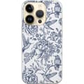 Miniatyrbillede 1 af 3: Apple iPhone 15 Pro Gennemsigtig cover Blomster & Fugle - Romantisk Vintage-stil Mønster