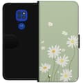 Miniatyrbild 1 av 3: Motorola Moto G9 Play Plånboksfodral Prästkragar – blommigt mönster i svensk sommarstil
