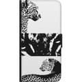 Miniatyrbild 3 av 3: Nokia 2.4 Plånboksfodral Leopard Faces – trendigt mönster med leopardansikten