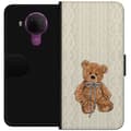 Miniatyrbild 1 av 3: Nokia 5.4 Plånboksfodral Liten Nalle – klassisk nalle i enkel design