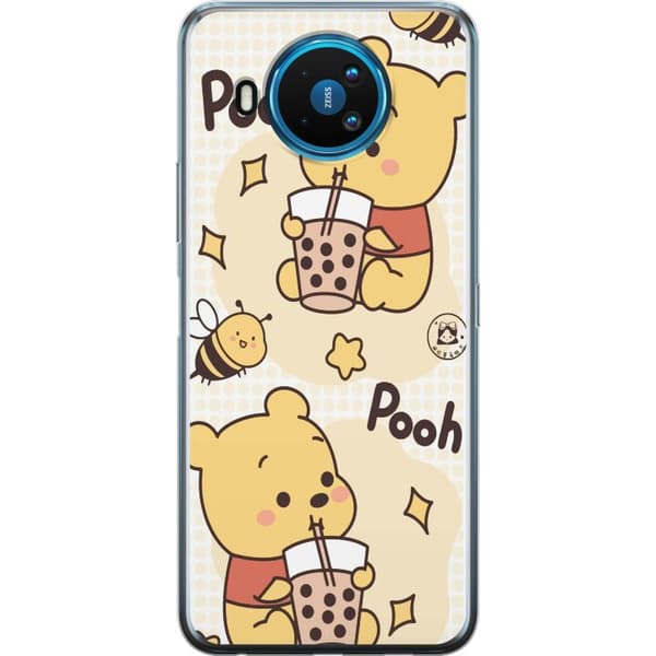 Nokia 8.3 5G Läpinäkyvä kuori Nalle Pooh - klassinen karhumotiivi uudessa tulkinnassa