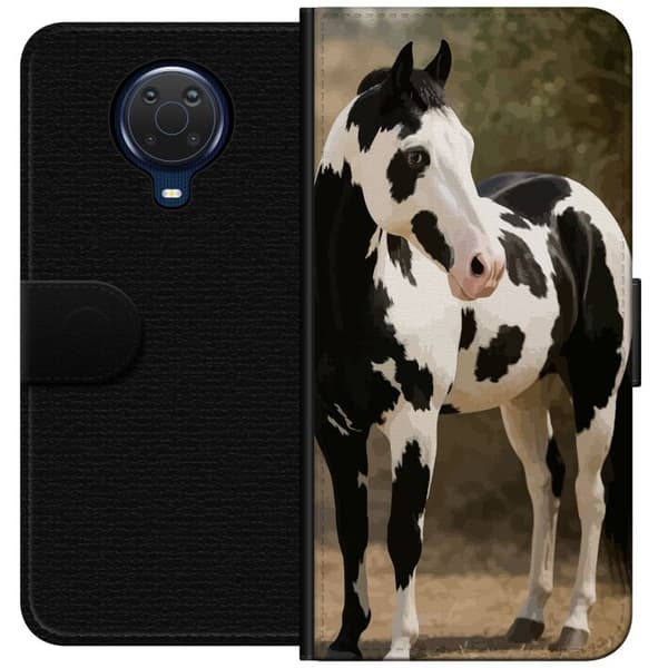 Nokia G20 Lompakkokotelo Kaunis Hevonen - elegantti hevonen kuva-aihe