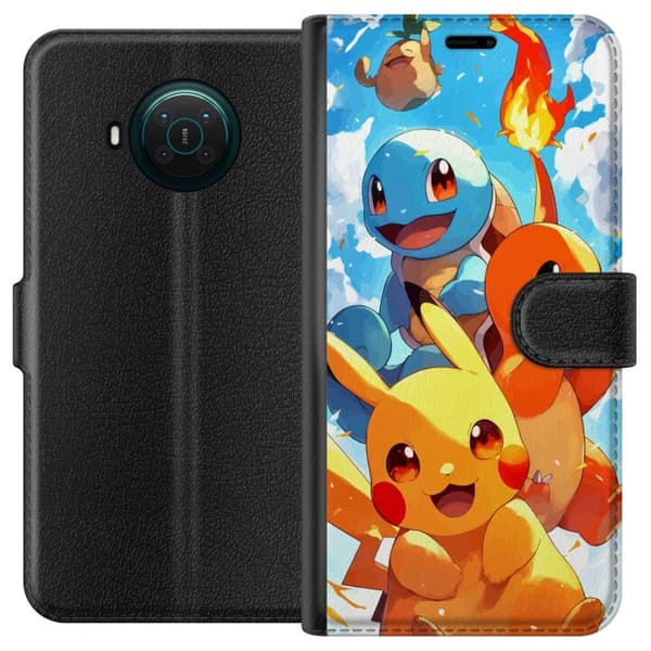 Nokia X10 Plånboksfodral Pocket Creatures – inspirerat av Pokémon utan att nämna namnet