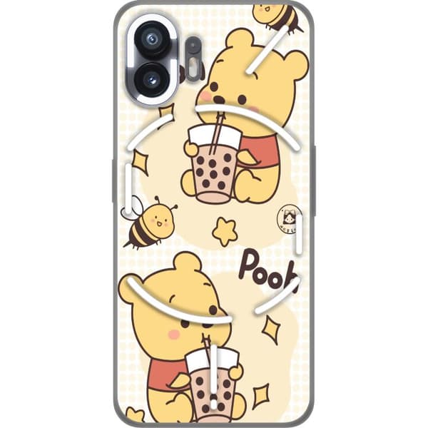 Nothing Phone (2) Genomskinligt Skal Nalle Pooh Style – klassiskt björnmotiv i ny tolkning