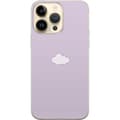 Miniatyrbilde 1 av 3: Apple iPhone 14 Pro Max Gjennomsiktig deksel Lilla Sky - minimalistisk sky på en lilla bakgrunn
