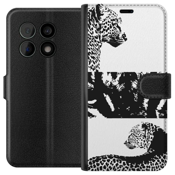 OnePlus 10 Pro Lommeboketui Leopard Faces