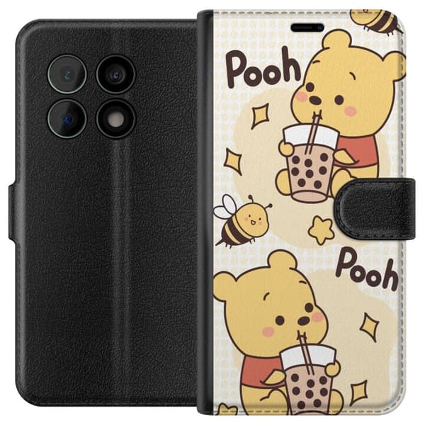 OnePlus 10 Pro Tegnebogsetui Nalle Pooh-stil - klassisk bjørnemotiv i en ny fortolkning
