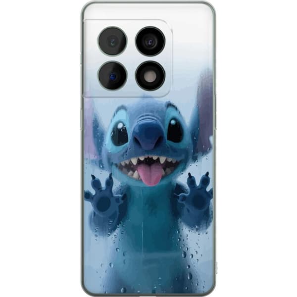 OnePlus 10 Pro Genomskinligt Skal Stitch Window View – Stitch vid ett fönster i söt stil