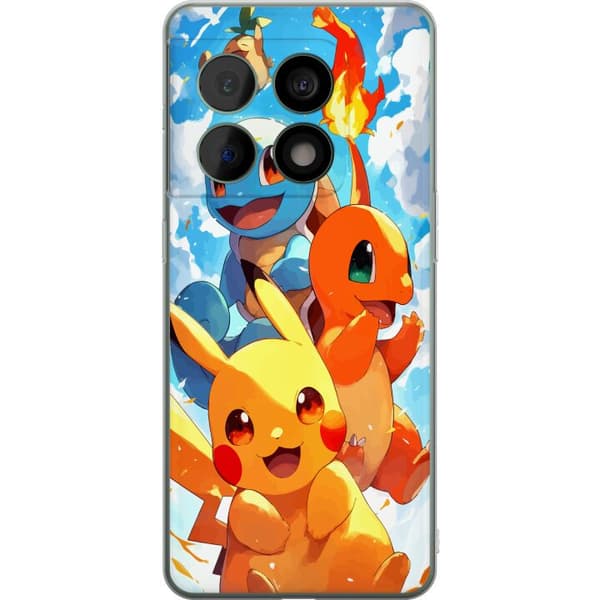 OnePlus 10 Pro Genomskinligt Skal Pocket Creatures – inspirerat av Pokémon utan att nämna namnet