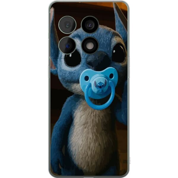 OnePlus 10 Pro Genomskinligt Skal Stitch & Napp – babytema med söt karaktär