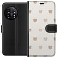 Miniatyrbillede 1 af 3: OnePlus 11 Tegnebogsetui Teddybaggrund - søde teddybjørne mod en blød baggrund