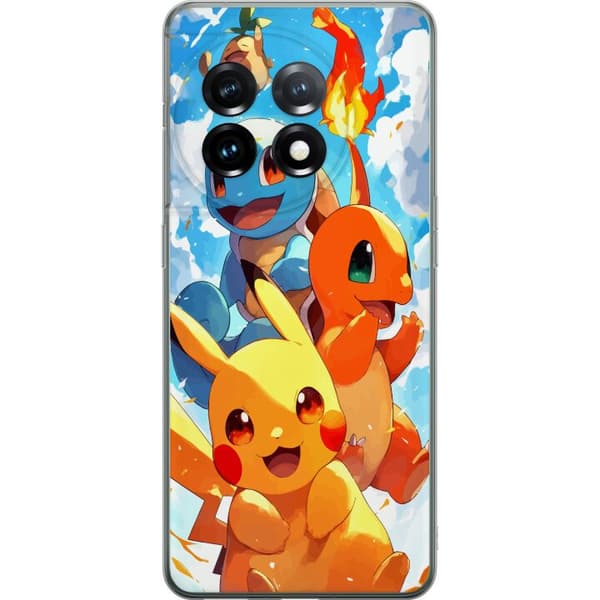 OnePlus 11 Genomskinligt Skal Pocket Creatures – inspirerat av Pokémon utan att nämna namnet