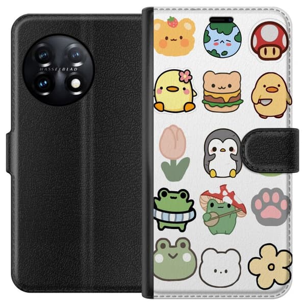 OnePlus 11R Lompakkokotelo Kawaii Friends